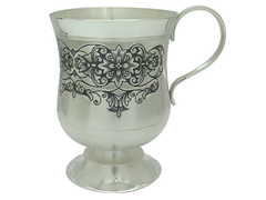 Серебряная чашка «Нежный жасмин»
